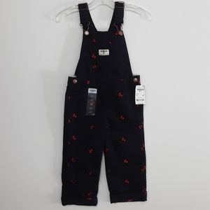 Oshkosh blue cotton overall jumper girls 4t